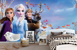 Tapet foto pentru copii, Personaje de desene animate Frozen