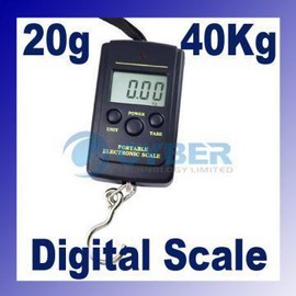 Cantar digital de mana bagaje si pescuit de la 20g-40 Kg