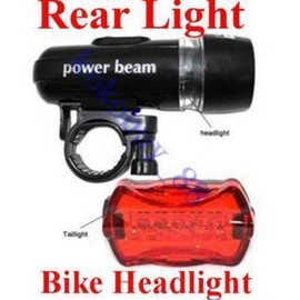 Lanterna pentru bicicleta 5 Led fata + 5 Led lampa spate