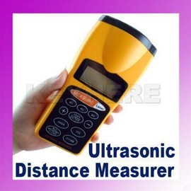 Aparat masura distanta ultrasonic laser pointer LCD