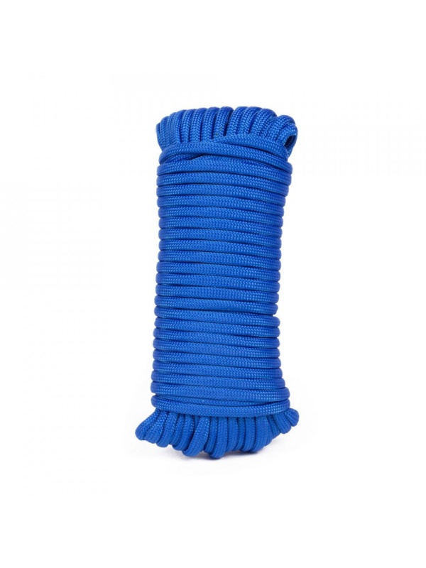 Bobina sfoara paracord, rezistenta 125kg, grosime 3mm, lungime 15m, Albastra
