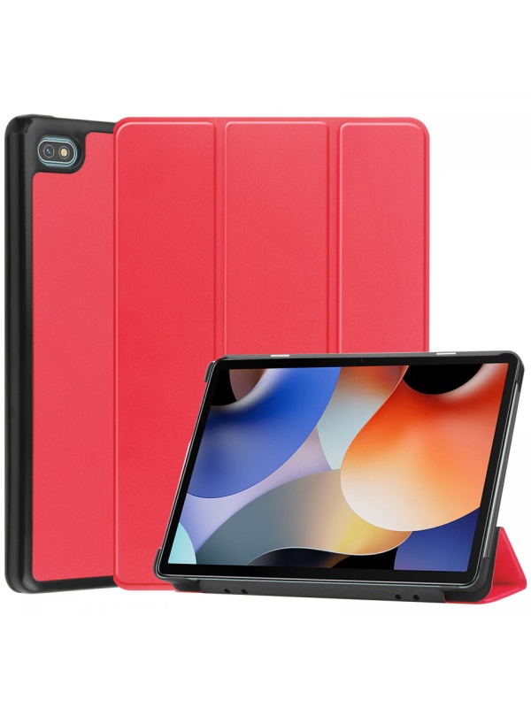 Husa Smart Cover tableta, pentru Blackview Oscal Pad 10 2023 10.1 culoare rosie
