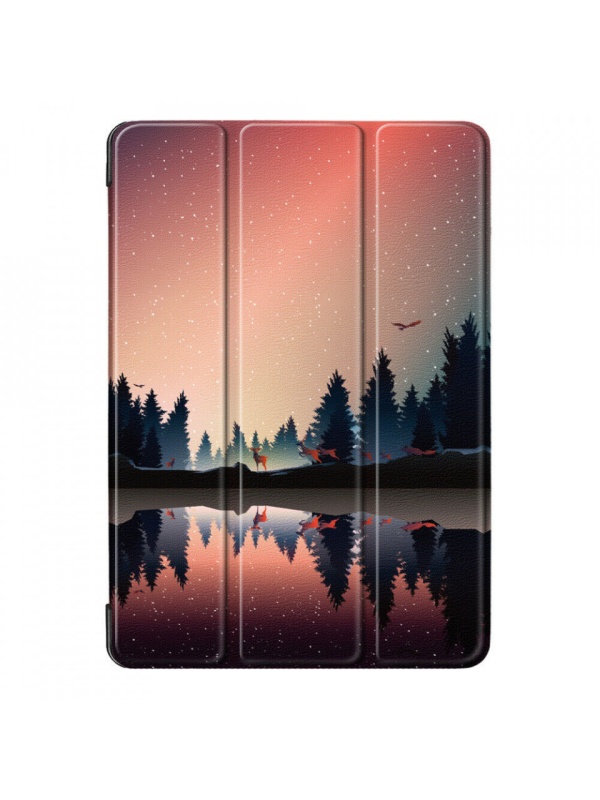 Husa Smart Cover tableta, pentru Samsung Galaxy Tab S6 Lite 10.4 inch 2022 P613 P619, peisaj, multicolor
