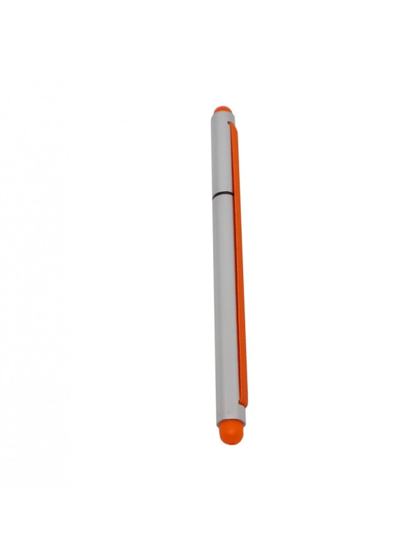 Stylus 2 in 1 cu Pix cu capac si elastic, Portocaliu