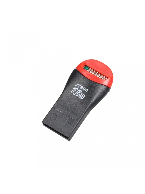 Cititor card-uri TF Micro SD - pentru USB 2.0 - portabil, cu snur