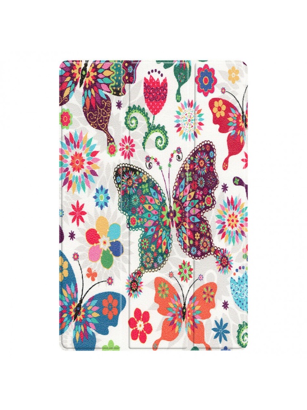 Husa smart cover tableta, pentru Lenovo Tab P11 Plus 11 inch J616/J607 model fluture, multicolor