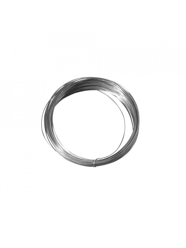 Fir din Cupru placat cu argint, bobina 6m, diametru 0.8 mm