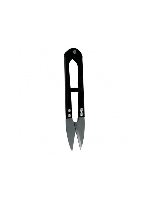 Foarfeca de croitorie tip Ciupitor, metalica, 10.6 cm, Neagra