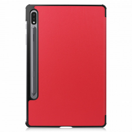 Husa Smart Cover tableta, pentru Samsung Galaxy Tab S8 X700 X706 11 inch 2022, rosie