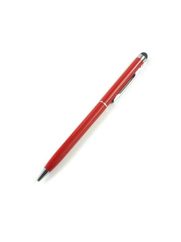 Stylus de precizie cu pix - corp metalic - Rosu