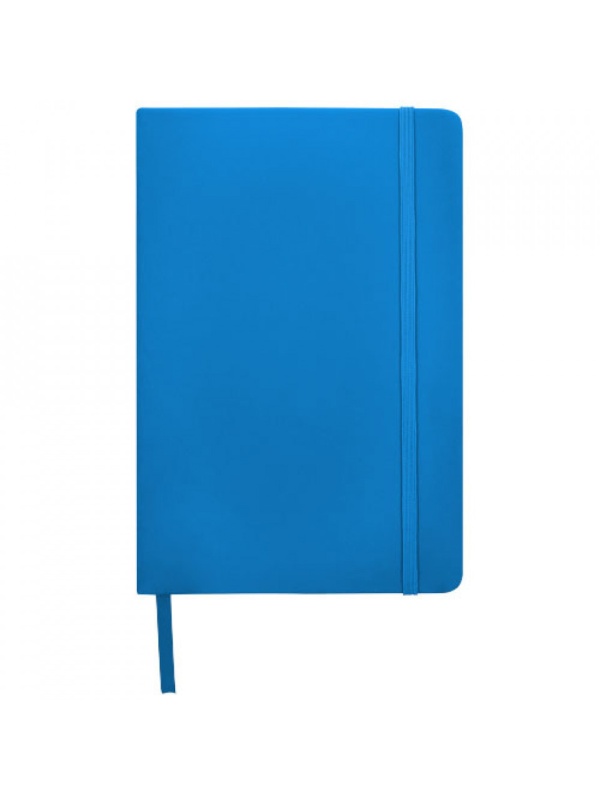 Agenda FSC Hardcover Softfeel, format A5, dictando, 95 file, Albastra