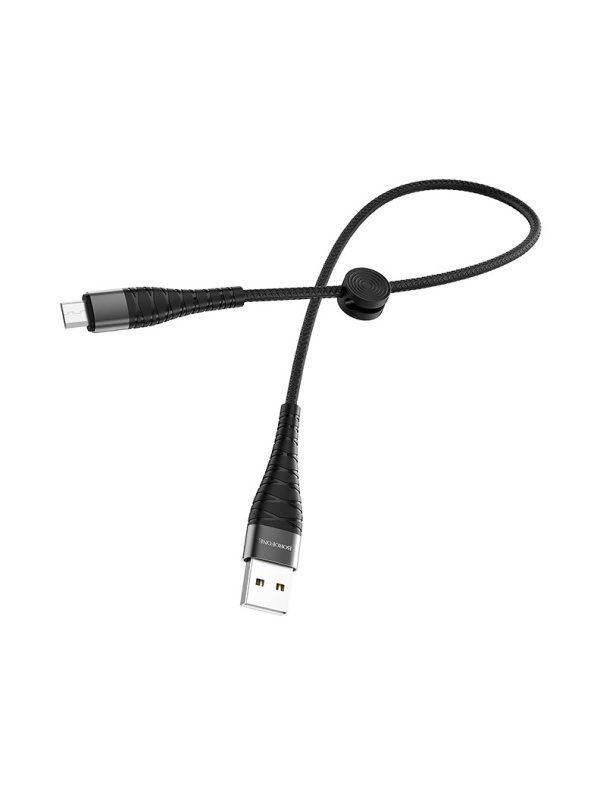 Cablu de date USB to Micro USB, Borofone BX32, Negru