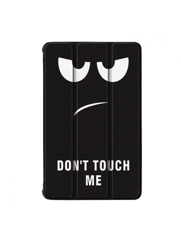 Husa smart cover tableta, pentru Lenovo Tab M8 TB-8705 3rd Gen 8 inch, model face, alb si negru