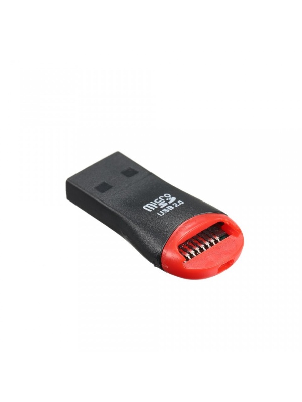 Cititor card-uri TF Micro SD - pentru USB 2.0 - portabil, cu snur