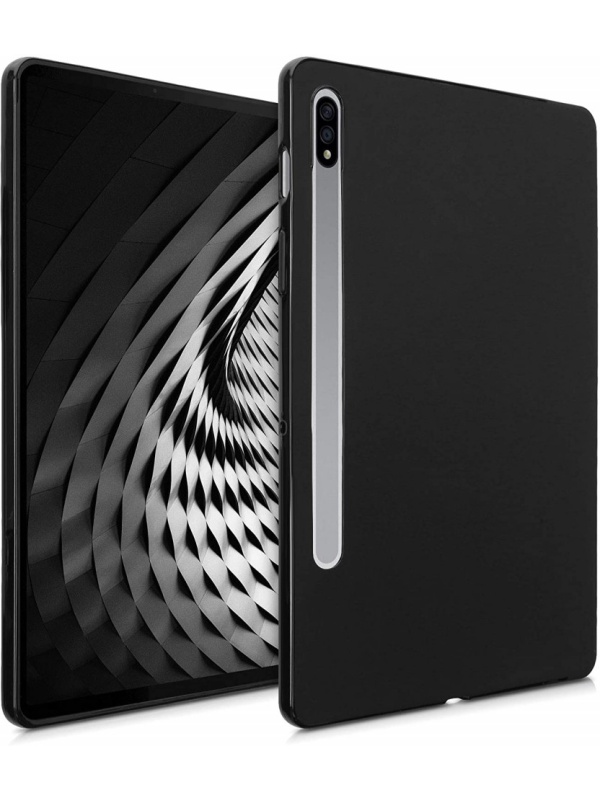 Husa compatibila cu tableta Samsung Galaxy Tab S7FE 12.4 TPU, subtire, Neagra