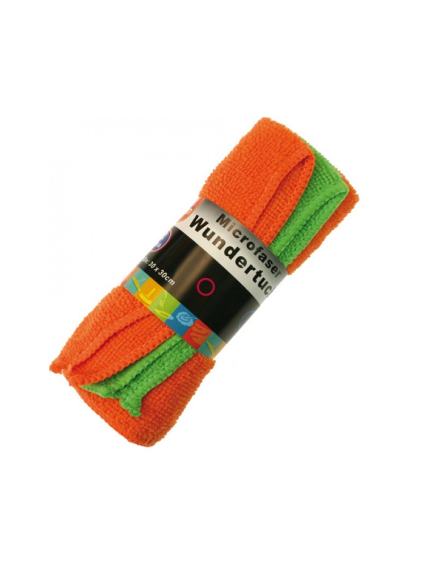 Set 2 bucati, Lavete din microfibra, Elina Clean, 30 x 30 cm, Multicolor