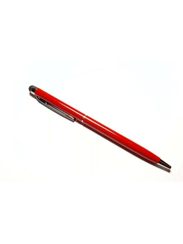 Stylus de precizie cu pix - corp metalic - Rosu