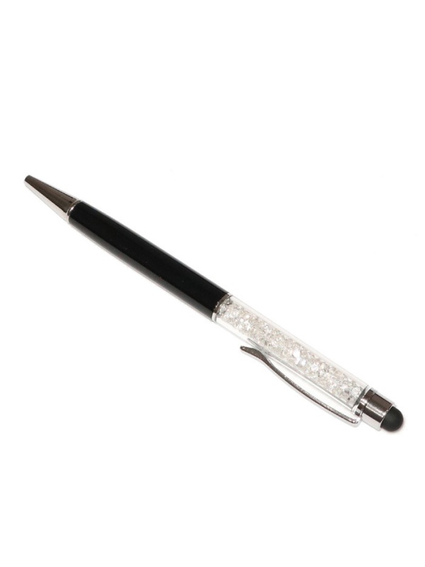 Stylus pen Elegant cu pix incorporat si decorat cu Cristale