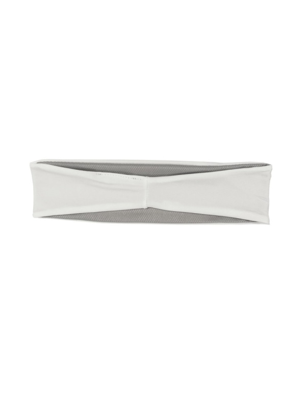 Bentita pentru sport captusita cu material ce respira, poliester, Alba