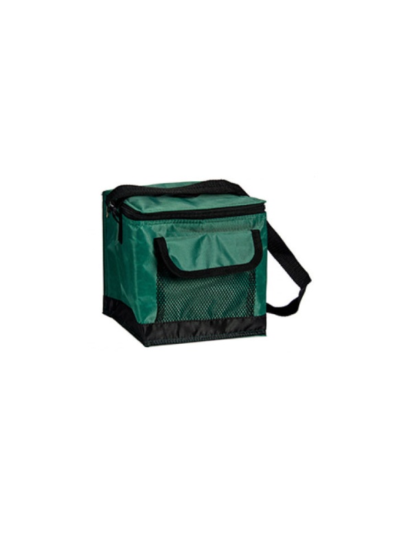 Geanta termica, cu buzunar exterior, dreptunghiulara, 9 litri, cu bretea, Verde