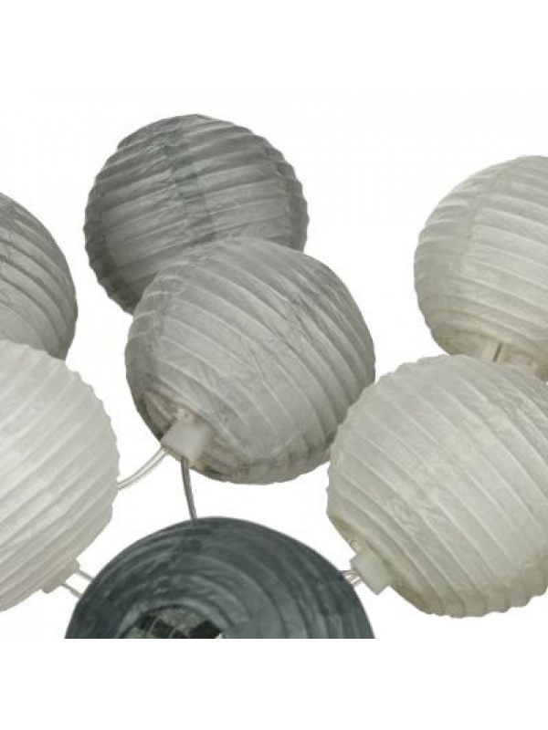 Ghirlanda japoneza interioare, 10 LED-uri, 165cm, alba