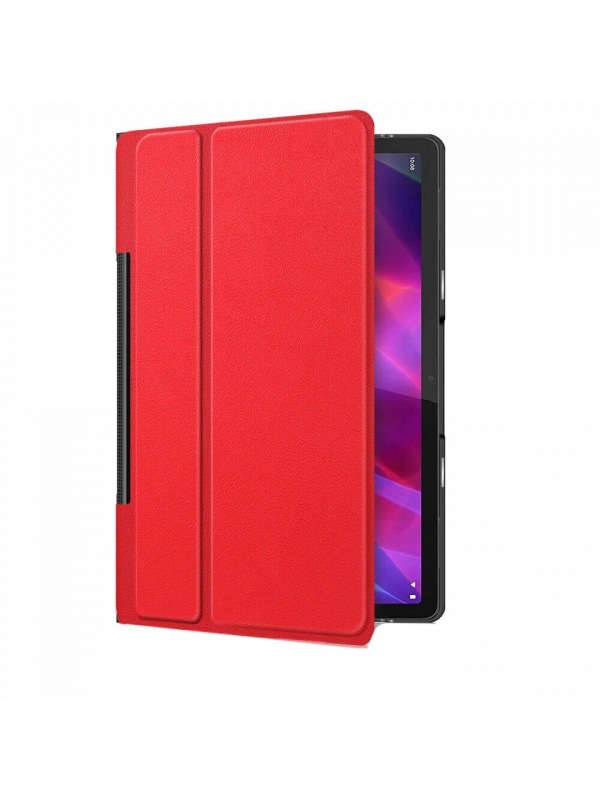 Husa Smart Cover tableta, pentru Lenovo Yoga Tab 11 YT-J706F 11 inch 2021 rosie