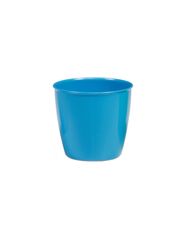Ghiveci pentru flori, LUX Academy, rotund, diametru 11 cm, Albastru