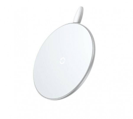 Incarcator wireless Baseus 10W Qi Fast charging, White Edition