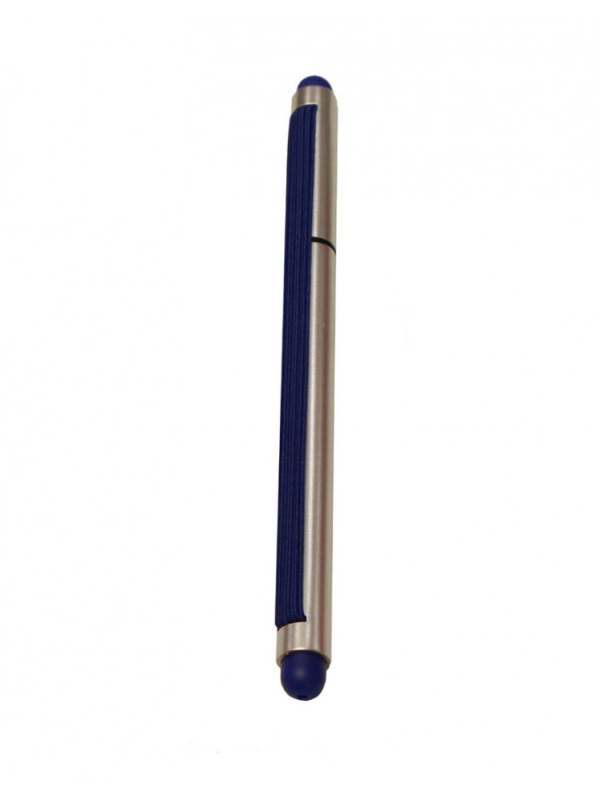Stylus 2 in 1 cu Pix cu capac si elastic, Albastru