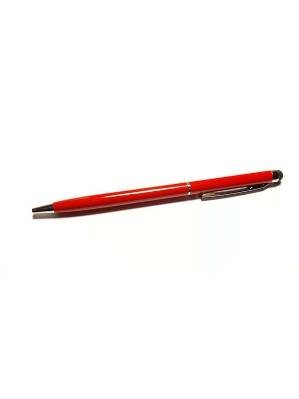 Stylus de precizie cu pix - corp metalic - Rosu