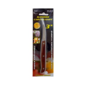 Cutit tip Carving pentru sculptat legume si fructe, Rhino, 3 inch
