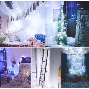 Ghirlanda lumini micro fairy cold white