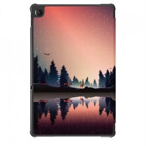 Husa smart cover tableta, pentru Lenovo Tab M10 gen 3 10.1 inch TB-328 model peisaj multicolor