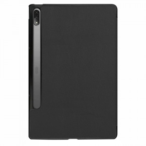 Husa Smart Cover tableta, pentru Lenovo Tab P12 Pro Q706FZ 12.6 inch, neagra