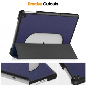 Husa Smart Cover tableta, pentru Pixel Tablet 11 inch 2023, bleumarin