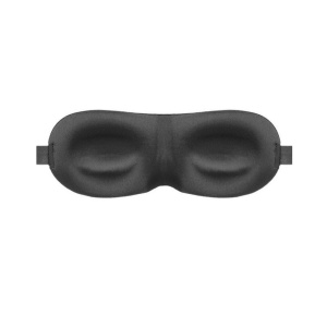 Masca de dormit pentru barbati, 3D, dimensiuni mari, 23 x 9 cm, Neagra