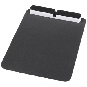 Mouse pad spatios cu HUB USB 2.0, 3 porturi, 28x19cm, negru