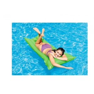 Saltea gonflabila Intex WetSet, 183cm x 76cm, Verde Neon