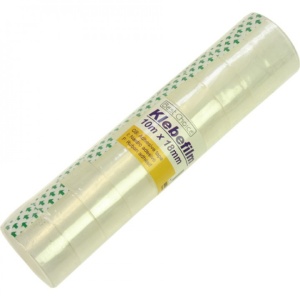 Set 10 role, banda adeziva scotch Ultra Clear, 10 m x 18 mm, transparenta