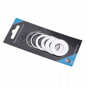 Set 6 piese, distantiere metalice pentru panze de circular cu gaura de 35mm