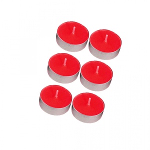 Set 9 piese, Aura Love, 6 lumanari parfumate si 3 baloane in forma de inima