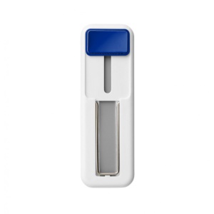 Suport tip Hand Strap pentru telefon, autoadeziv, cu buton Albastru