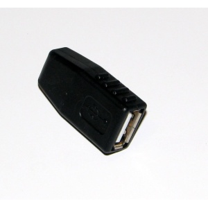 Adaptor OTG Mini USB in unghi de 90 grade cu orientare spre Stanga