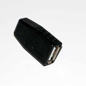 Adaptor OTG Mini USB la 90 grade - orientare spre Stanga