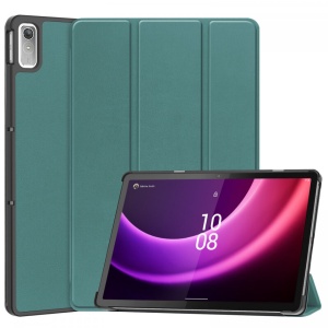 Husa Golden Case, compatibila cu Lenovo Tab P11 Gen 2 TB350 verde inchis