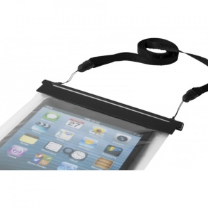 Husa impermeabila pentru tablete de 7 - 8 inch, IP68, ABS, PVC, Neagra