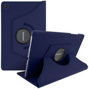 Husa rotativa tableta, compatibila cu Samsung Galaxy Tab A7 10.4 2022 T503 T507 bleumarin