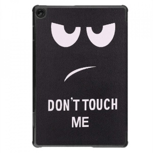 Husa smart cover tableta, pentru Lenovo Tab M10 gen 3 10.1 inch TB-328 cu model fata. alb negru