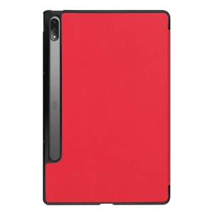 Husa Smart Cover tableta, pentru Lenovo Tab P12 Pro Q706FZ 12.6 inch, rosie