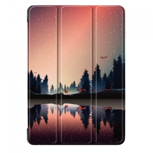Husa Smart Cover tableta, pentru Samsung Galaxy Tab S6 Lite 10.4 inch 2022 P613 P619, peisaj, multicolor